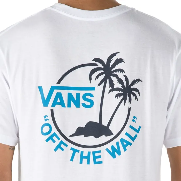 TShirts and Tanks Men Vans Mini Dual Palm TShirt Whiteblue Jewel TShirts and Tanks Men Vans Mini Dual Palm TShirt Whiteblue Jewel