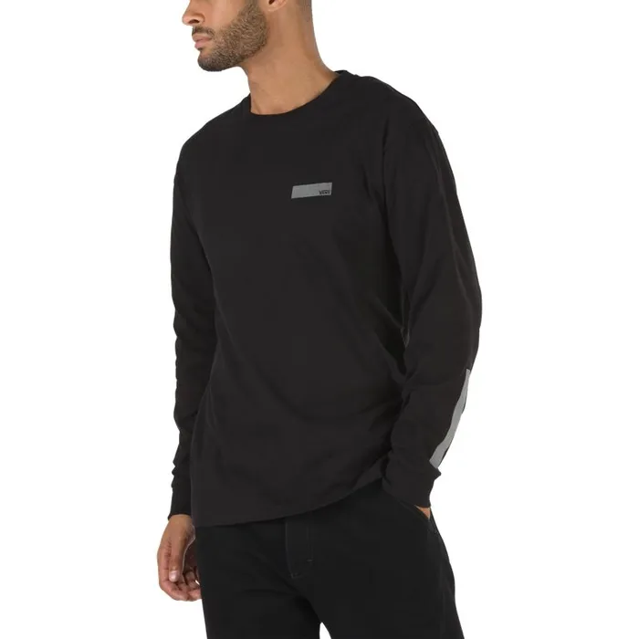TShirts and Tanks Men Vans Pro Skate Reflective Long Sleeve TShirt Black TShirts and Tanks Men Vans Pro Skate Reflective Long Sleeve TShirt Black