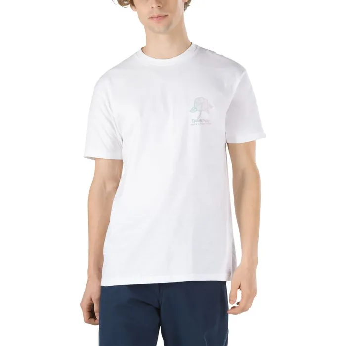 TShirts and Tanks Men Vans Thank You Floral TShirt White
