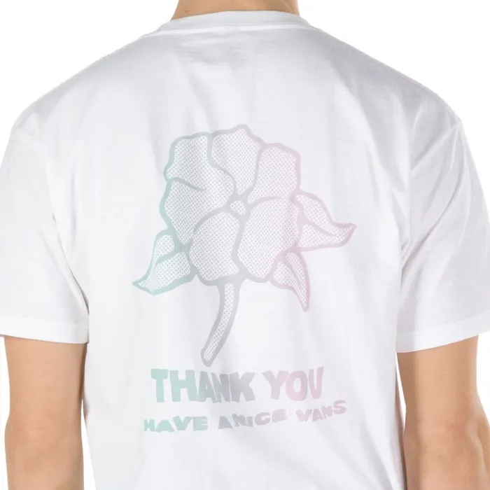 TShirts and Tanks Men Vans Thank You Floral TShirt White