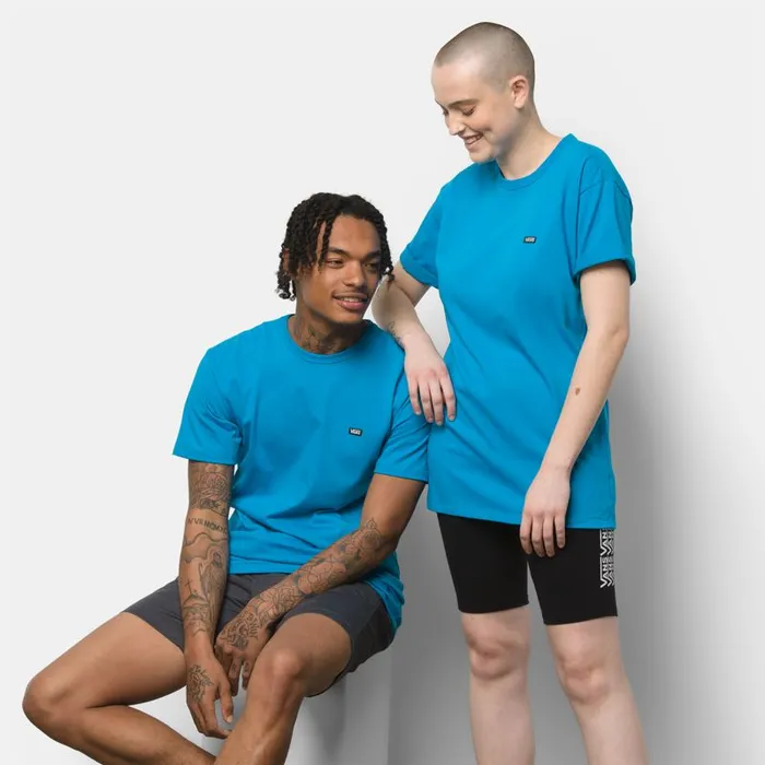 TShirts and Tanks MenWomen Vans Off The Wall Classic Tee Blue Jewel