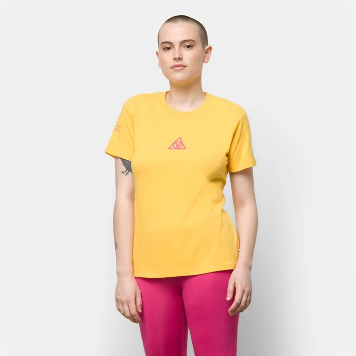 TShirts and Tanks Women Vans 66 Supply Tri Boyfriend Crew Tee Lemon Chrome