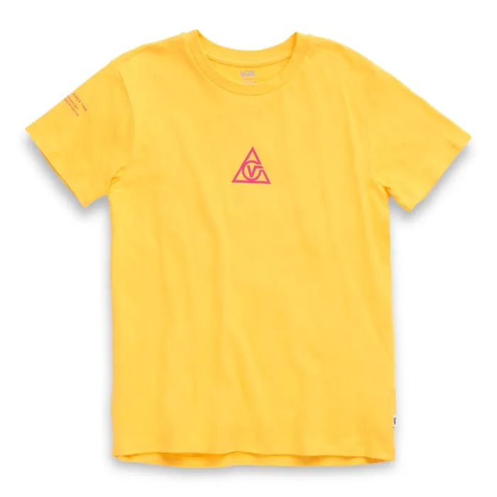 TShirts and Tanks Women Vans 66 Supply Tri Boyfriend Crew Tee Lemon Chrome