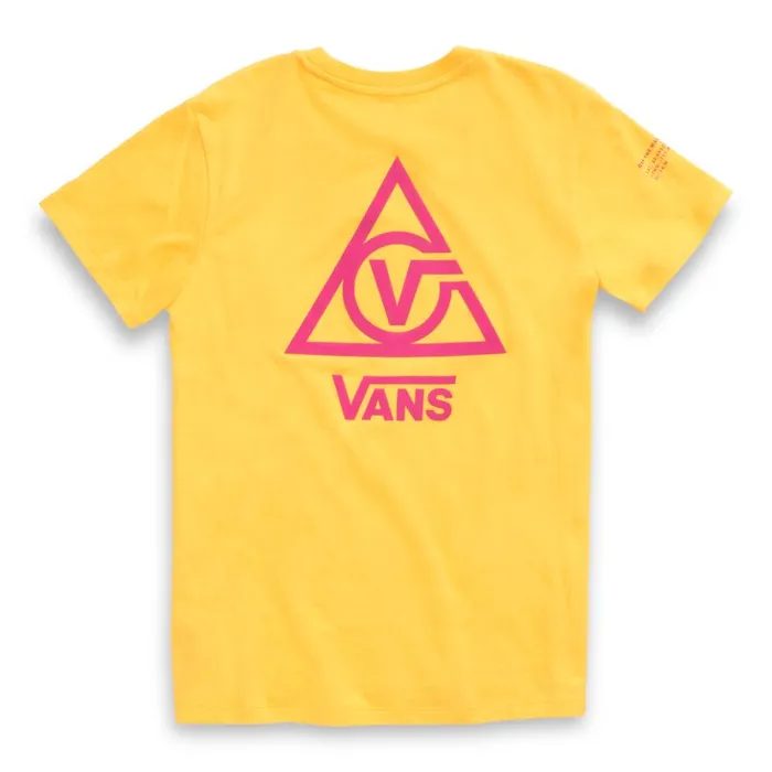 TShirts and Tanks Women Vans 66 Supply Tri Boyfriend Crew Tee Lemon Chrome