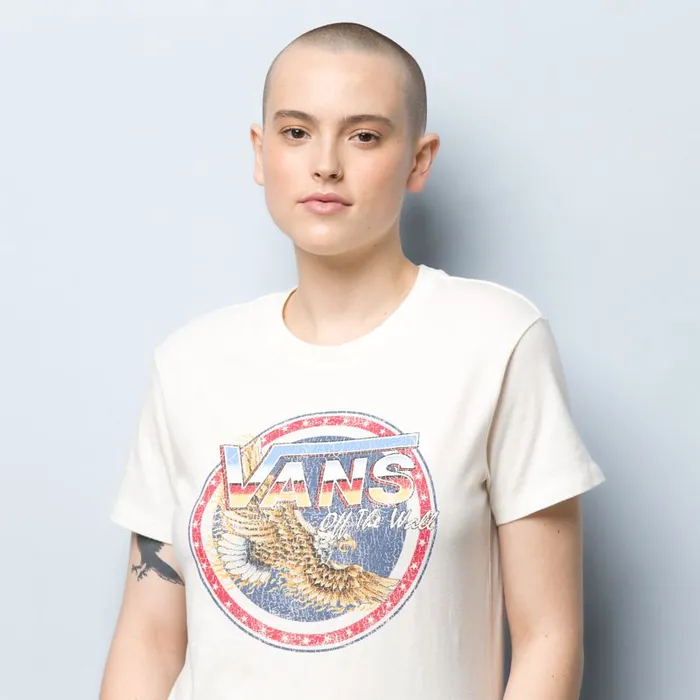 TShirts and Tanks Women Vans Hot Breeze Tee Marshmallow