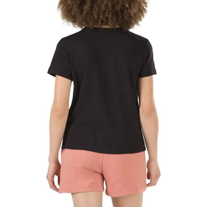 TShirts and Tanks Women Vans Wreath Edger Baby Tee Black TShirts and Tanks Women Vans Wreath Edger Baby Tee Black