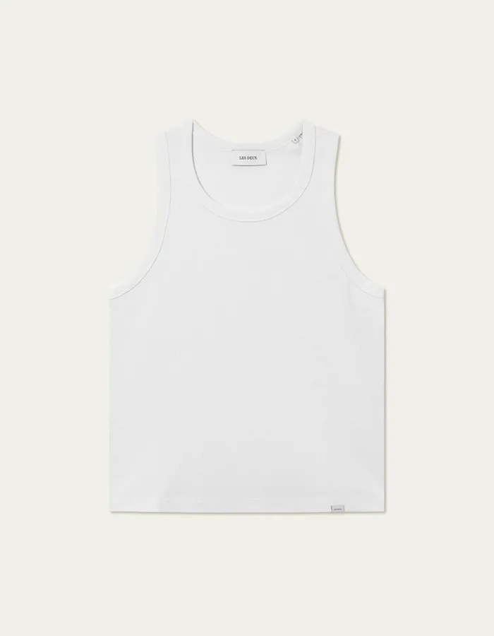 Tshirts Men Les Deux Arthur Tank Top 8211 WhiteWhite