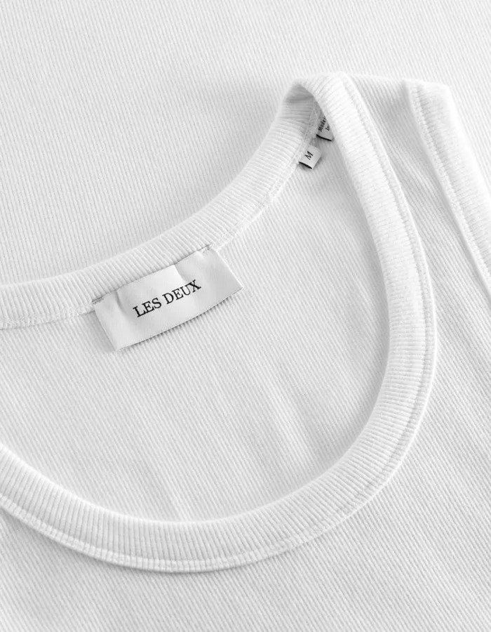 Tshirts Men Les Deux Arthur Tank Top 8211 WhiteWhite