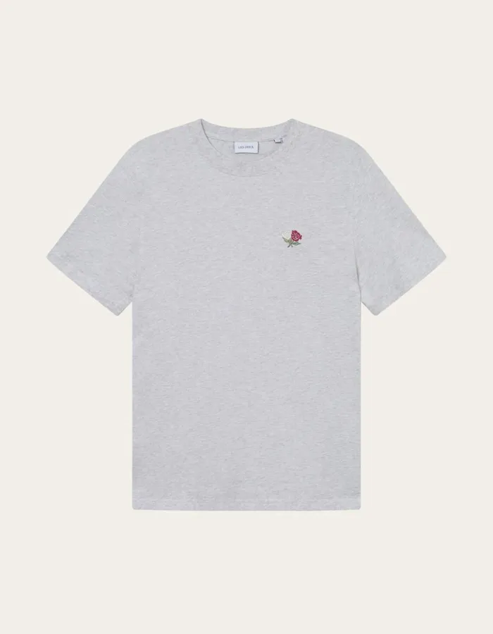 Tshirts Men Les Deux Clyde TShirt 8211 Snow Melange