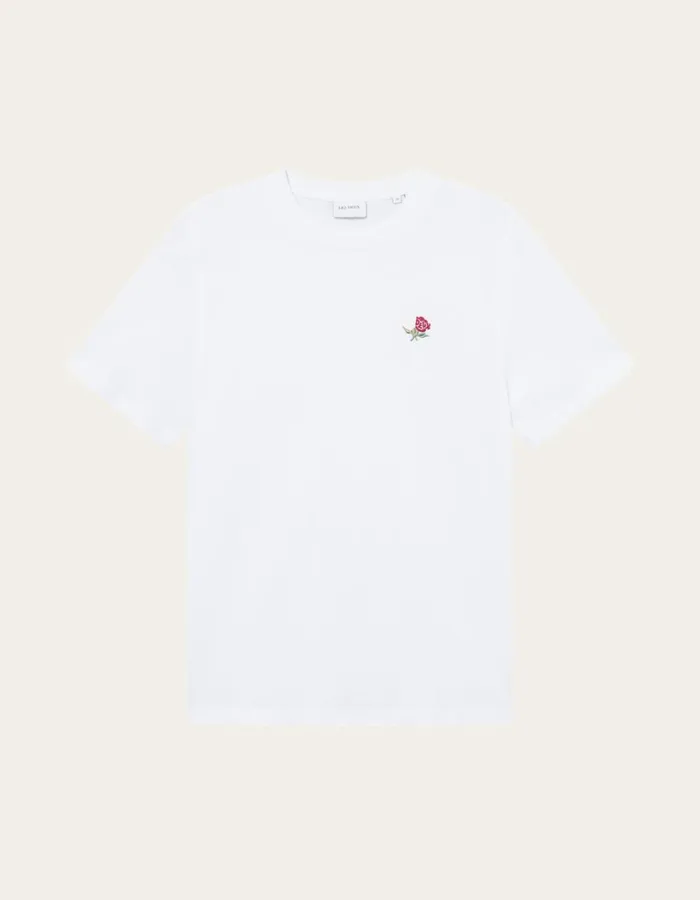 Tshirts Men Les Deux Clyde TShirt 8211 WhiteWhite