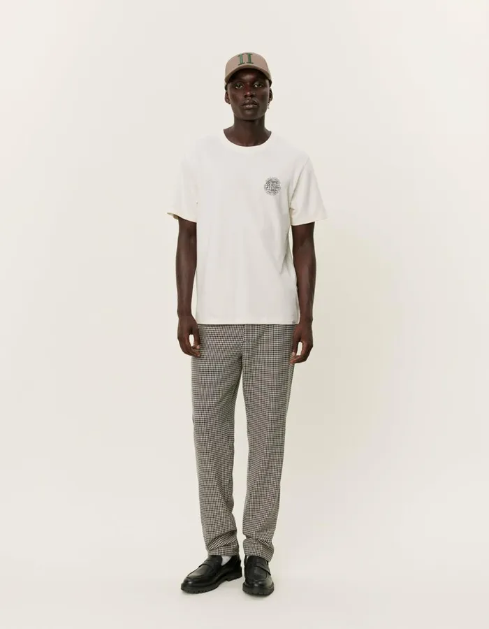 Tshirts Men Les Deux Globe TShirt 8211 IvoryBlack