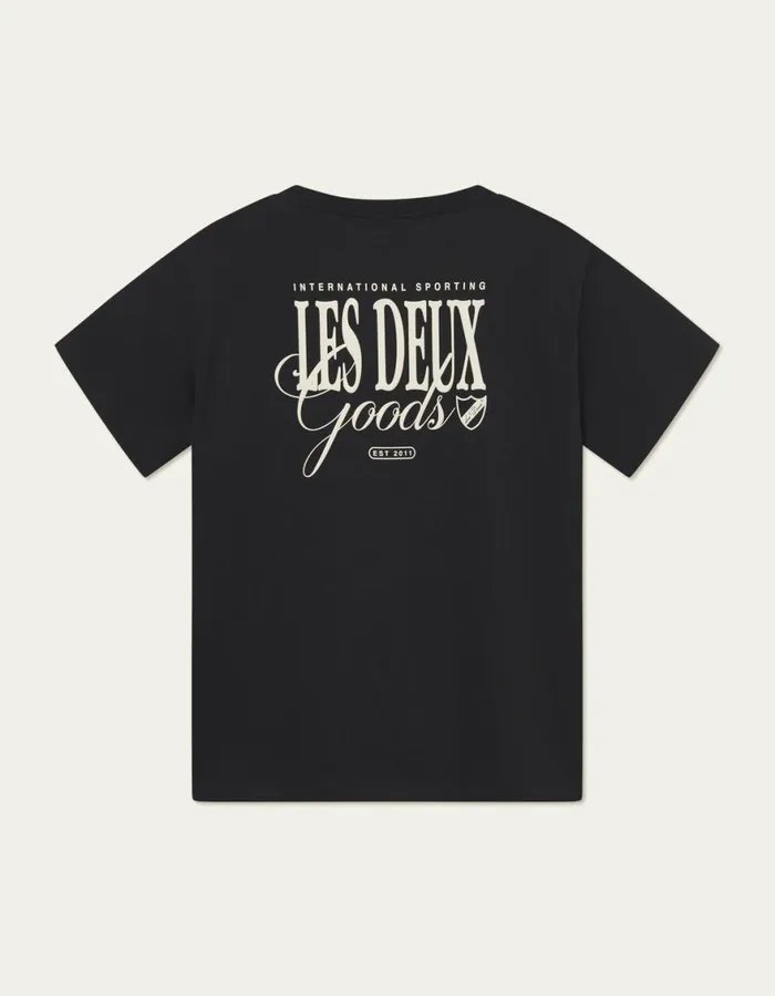 Tshirts Men Les Deux Goods TShirt 8211 BlackIvory