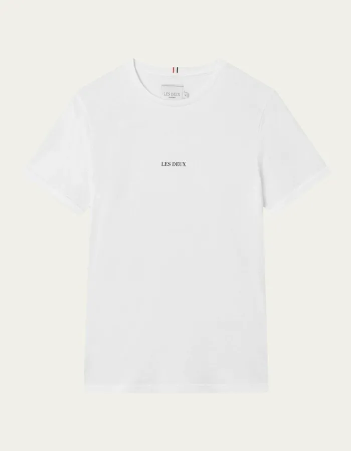 Tshirts Men Les Deux Lens TShirt 8211 WhiteBlack