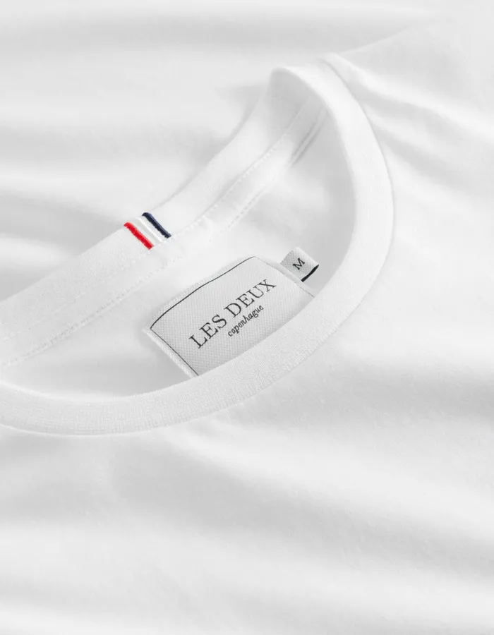 Tshirts Men Les Deux Lens TShirt 8211 WhiteBlack