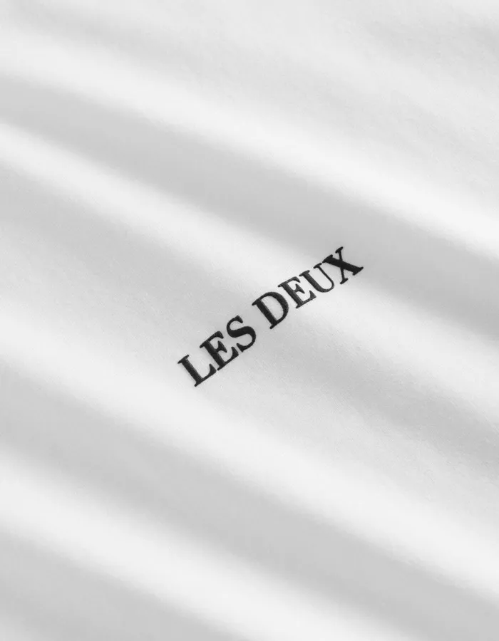 Tshirts Men Les Deux Lens TShirt 8211 WhiteBlack