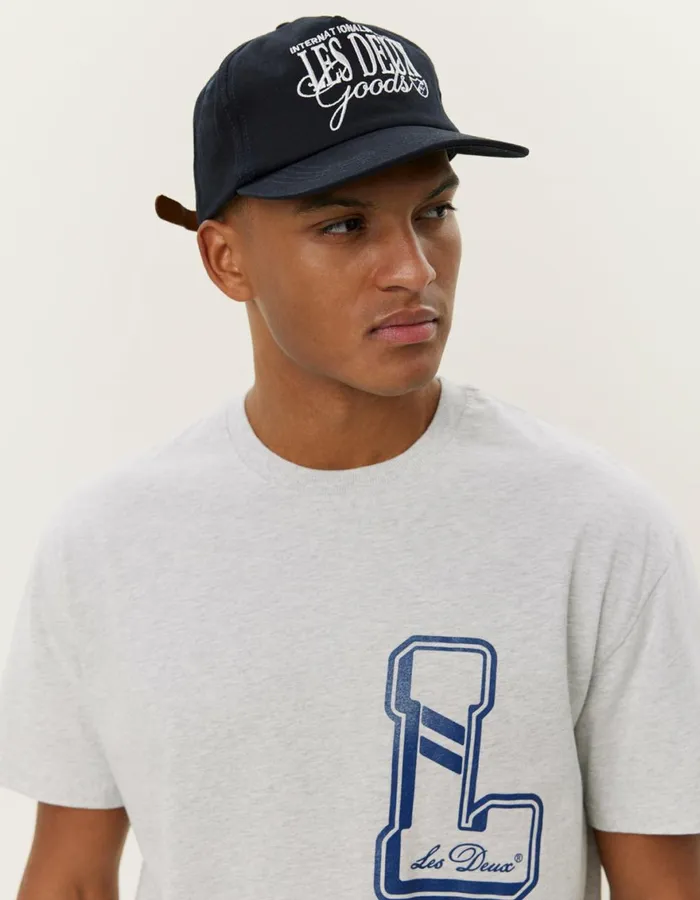Tshirts Men Les Deux Libert TShirt 8211 Snow Melange