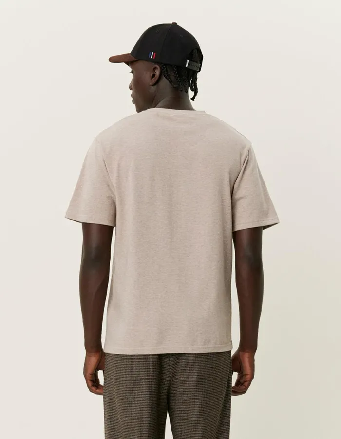 Tshirts Men Les Deux Mini Encore TShirt 20 8211 Dark Sand MelangeIvory