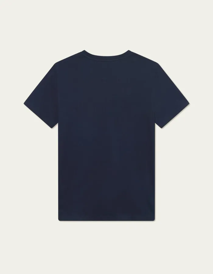 Tshirts Men Les Deux Norregaard TShirt 20 8211 Dark NavyPine Green