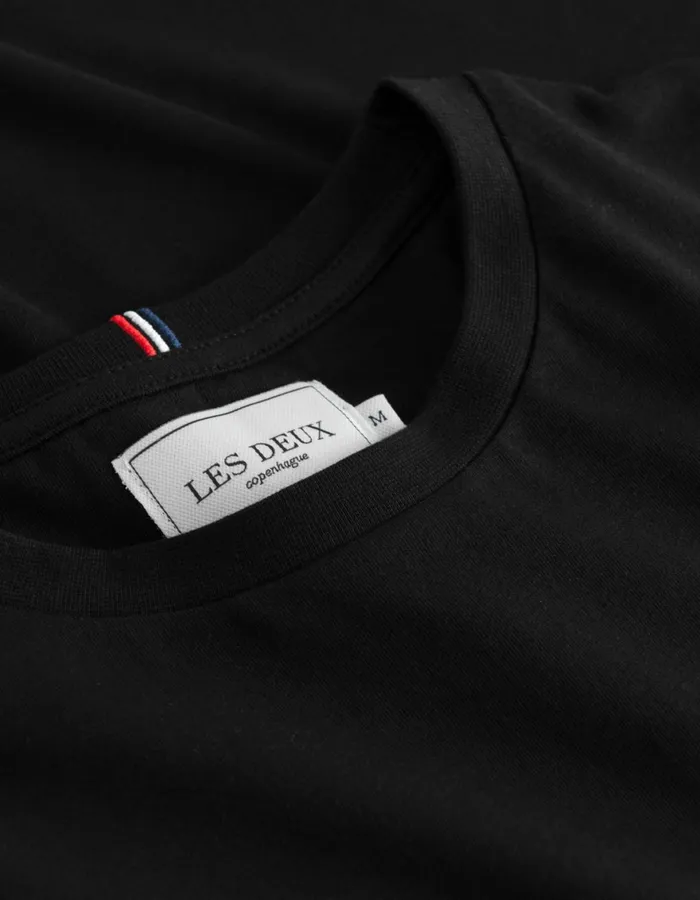Tshirts Men Les Deux Norregaard TShirt 8211 Black