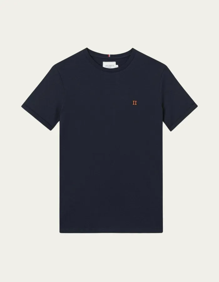 Tshirts Men Les Deux Norregaard TShirt 8211 Dark Navy