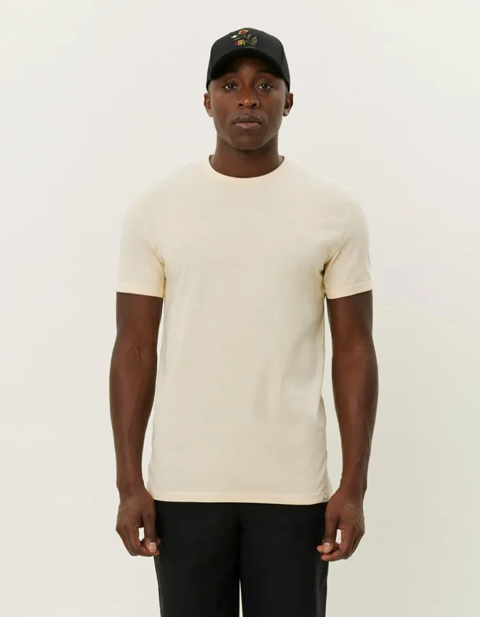 Tshirts Men Les Deux Norregaard Tonal TShirt 8211 Summer Melon