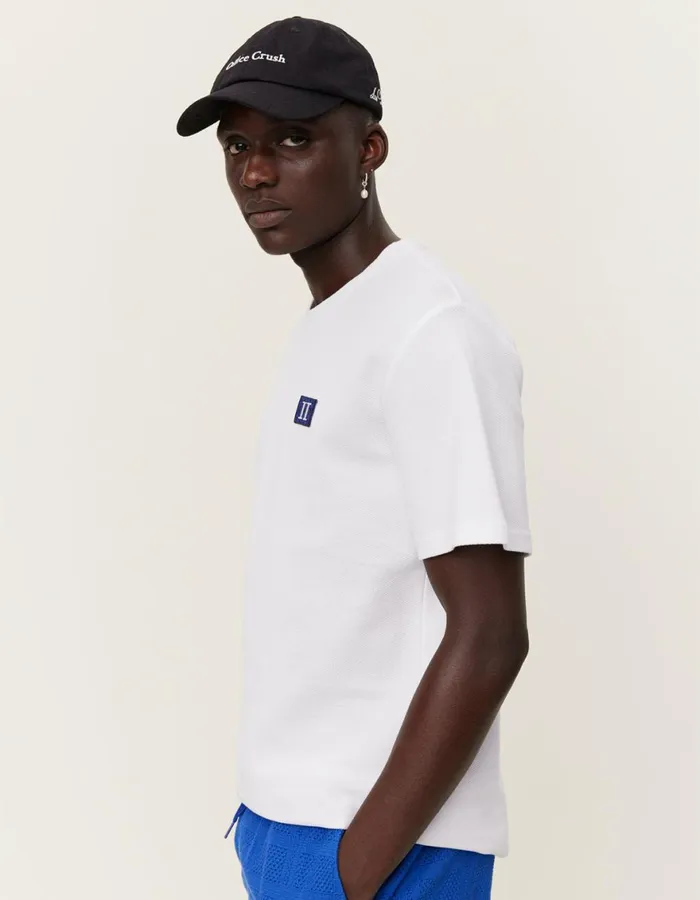 Tshirts Men Les Deux Piece Pique TShirt 8211 WhitePacific Ocean