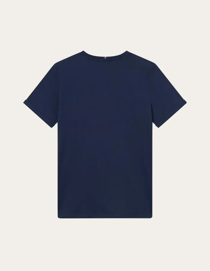 Tshirts Men Les Deux Piece TShirt 8211 Dark NavyBlue Haze
