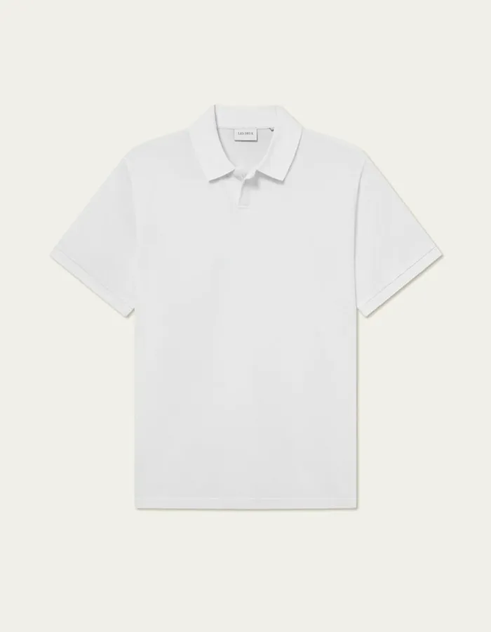 Tshirts Men Les Deux Piqu Polo 20 8211 WhiteWhite