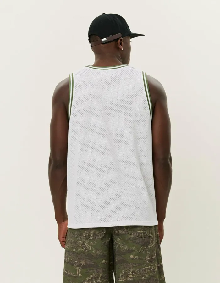 Tshirts Men Les Deux Silas Mesh Tank Top 8211 Light Ivory