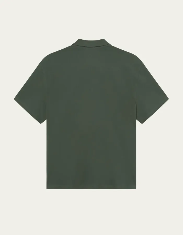 Tshirts Men Les Deux Yale Bulldog Polo SS 8211 Duffel Bag GreenIvory