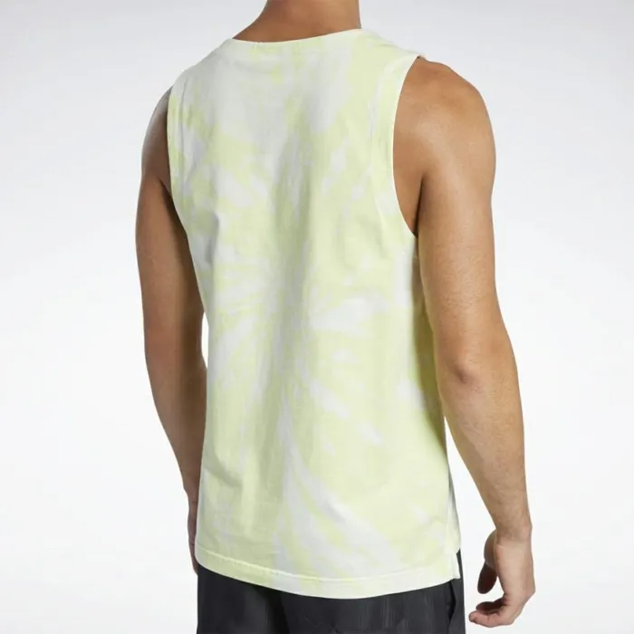Tank Tops Mens Reebok Classics TieDye Tank Top Semi Energy Glow
