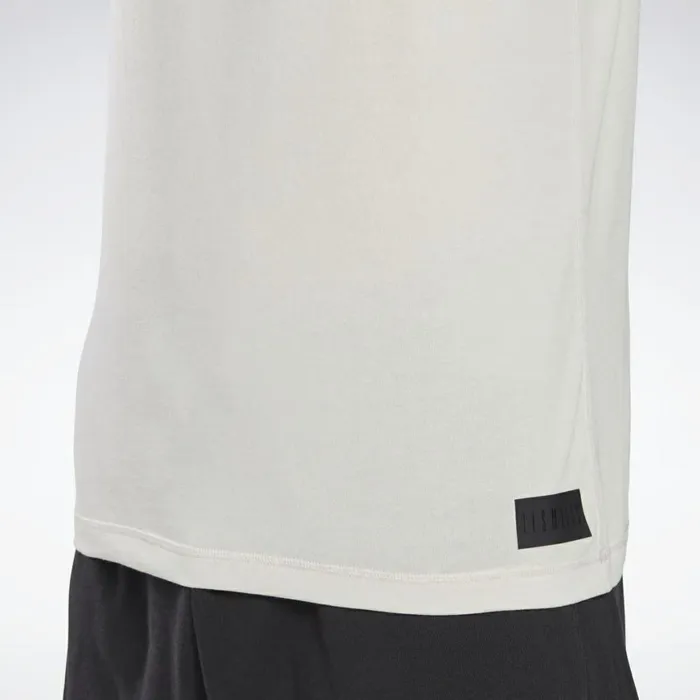 Tank Tops Mens Reebok LES MILLS ACTIVCHILLCOTTON Tank Top Alabaster