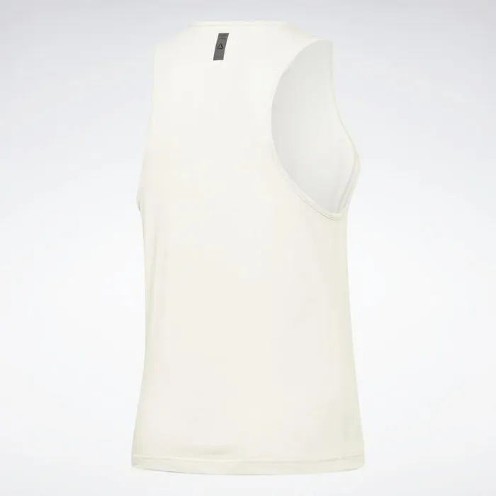 Tank Tops Mens Reebok LES MILLS ACTIVCHILLCOTTON Tank Top Alabaster
