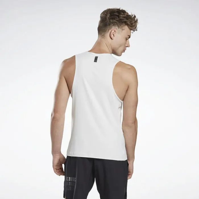 Tank Tops Mens Reebok LES MILLS ACTIVCHILL Sleeveless Tee True Grey 1