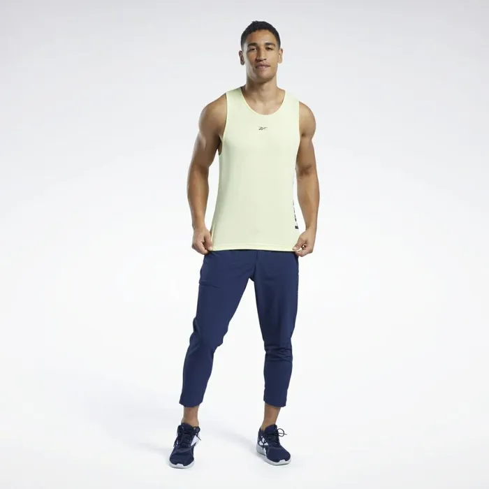 Tank Tops Mens Reebok Les Mills Activchill Tank Top Energy Glow