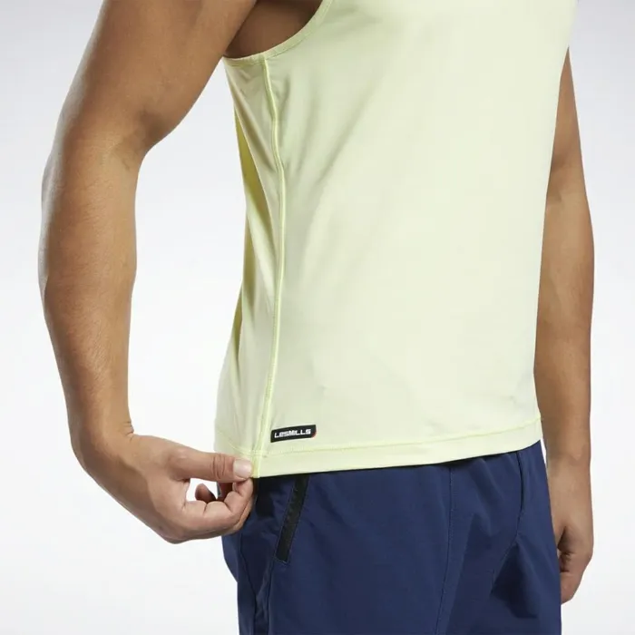 Tank Tops Mens Reebok Les Mills Activchill Tank Top Energy Glow