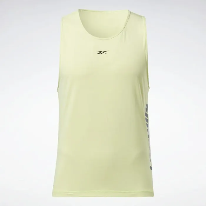 Tank Tops Mens Reebok Les Mills Activchill Tank Top Energy Glow