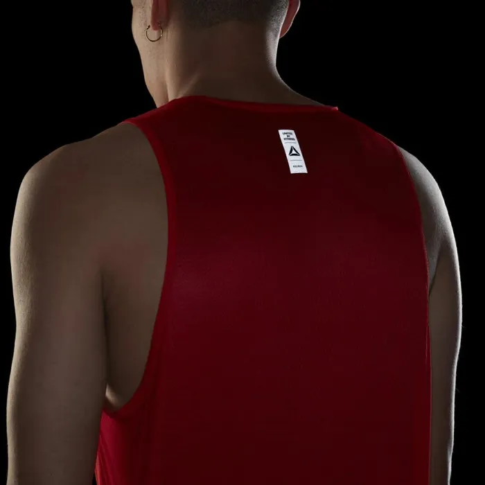 Tank Tops Mens Reebok LES MILLS BODYPUMP ACTIVCHILL Singlet Primal Red