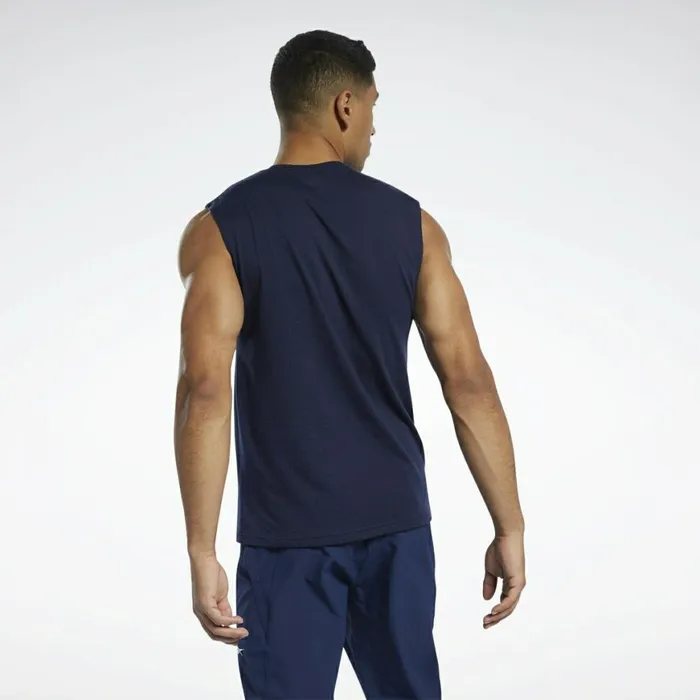 Tank Tops Mens Reebok Les Mills BodyPump Tank Top Vector Navy