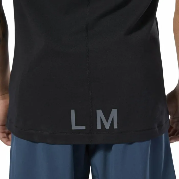 Tank Tops Mens Reebok LES MILLS Perforated Tank Top Black