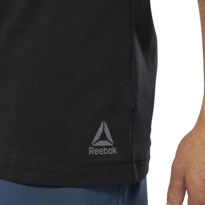 Tank Tops Mens Reebok LES MILLS Perforated Tank Top Black