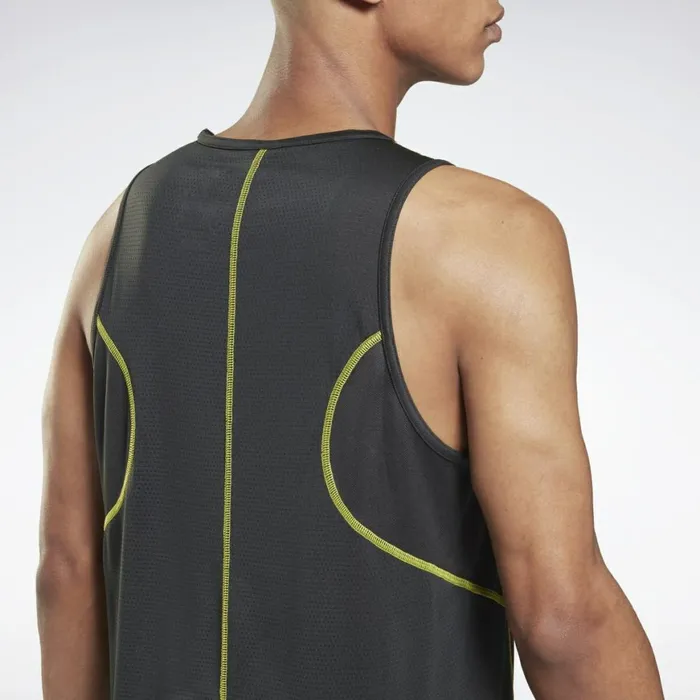 Tank Tops Mens Reebok Les Mills Speedwick Singlet Black
