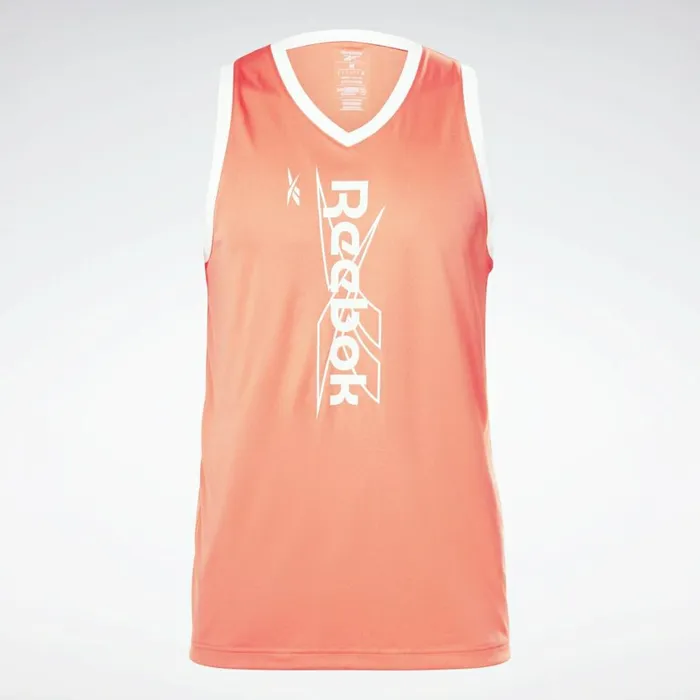 Tank Tops Mens Reebok MYT Tank Top Semi Orange Flare