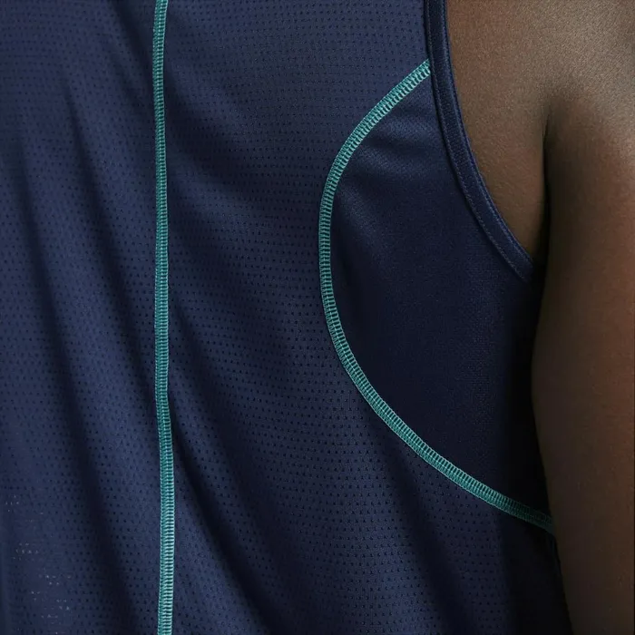 Tank Tops Mens Reebok Running Speedwick Singlet Vector Navy
