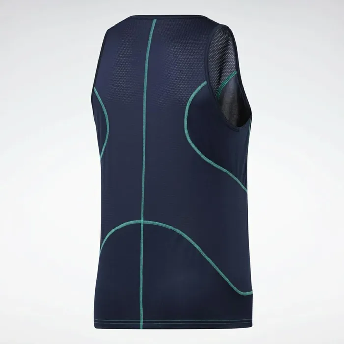 Tank Tops Mens Reebok Running Speedwick Singlet Vector Navy