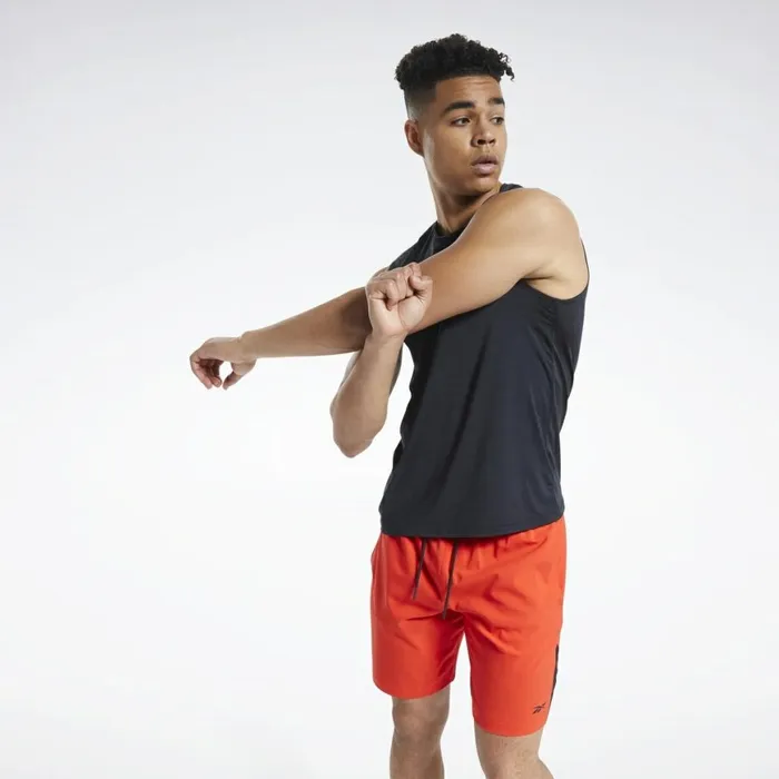 Tank Tops Mens Reebok Workout Ready ACTIVCHILL Sleeveless Tee Black