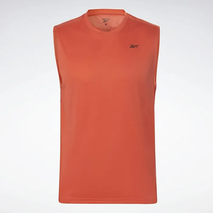 Tank Tops Mens Reebok Workout Ready Sleeveless Tech TShirt Dynamic Red