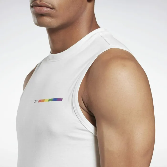 Tank Tops MensWomens Reebok Pride Tank Top White