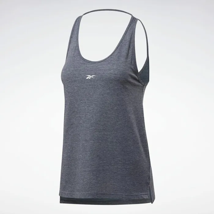 Tank Tops Womens Reebok ACTIVCHILLCOTTON Tank Top Vector Navy