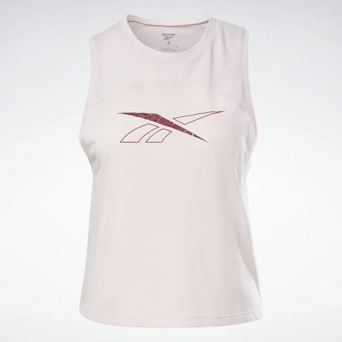 Tank Tops Womens Reebok Workout Ready Supremium Tank Top Frost Berry